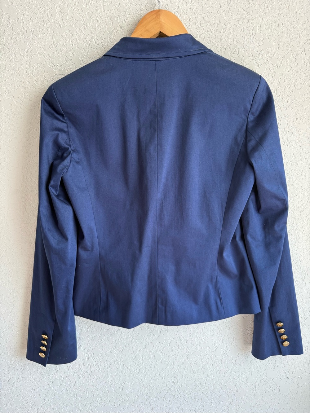 Ralph Lauren NWT Navy Crest Blazer Gold Buttons Equestrian Preppy Small - Picture 7 of 9
